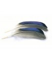 Mallard duck wing quills blue/white tip