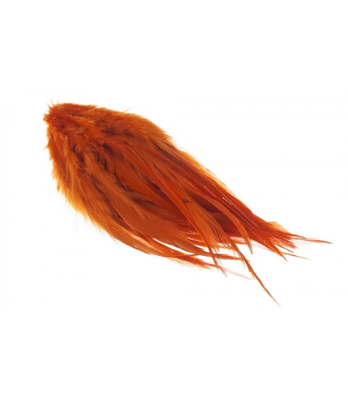 Rooster saddle feather