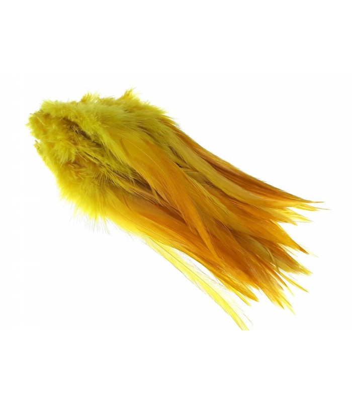 Rooster saddle feather