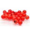 Hot colour brass beads